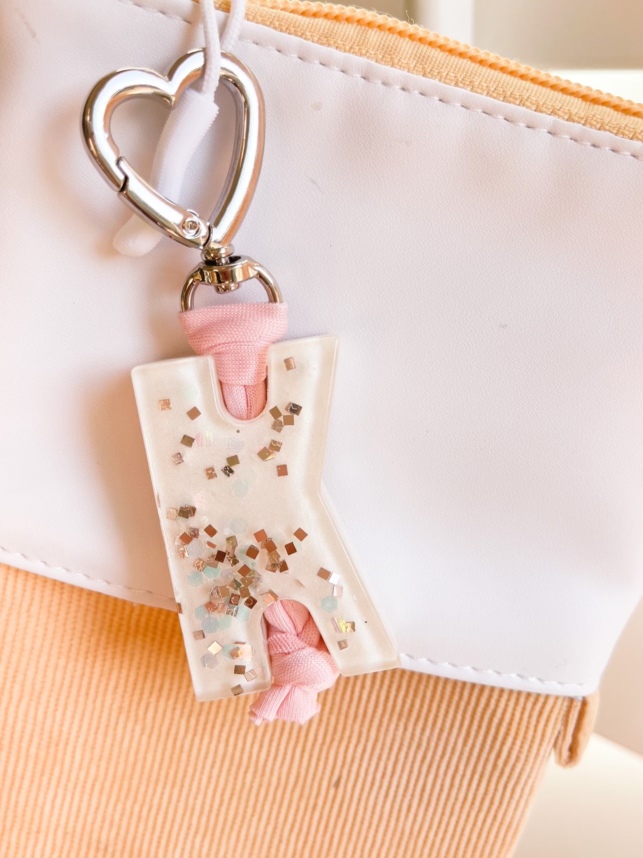 *Special* Moon Girl Letter with Heart Clasp Keychains